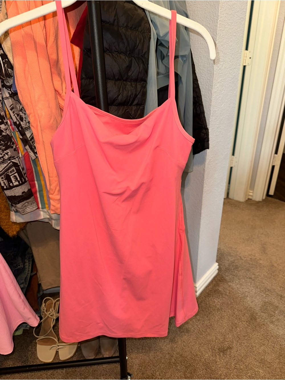 Lululemon Bright Pink Strappy Dress